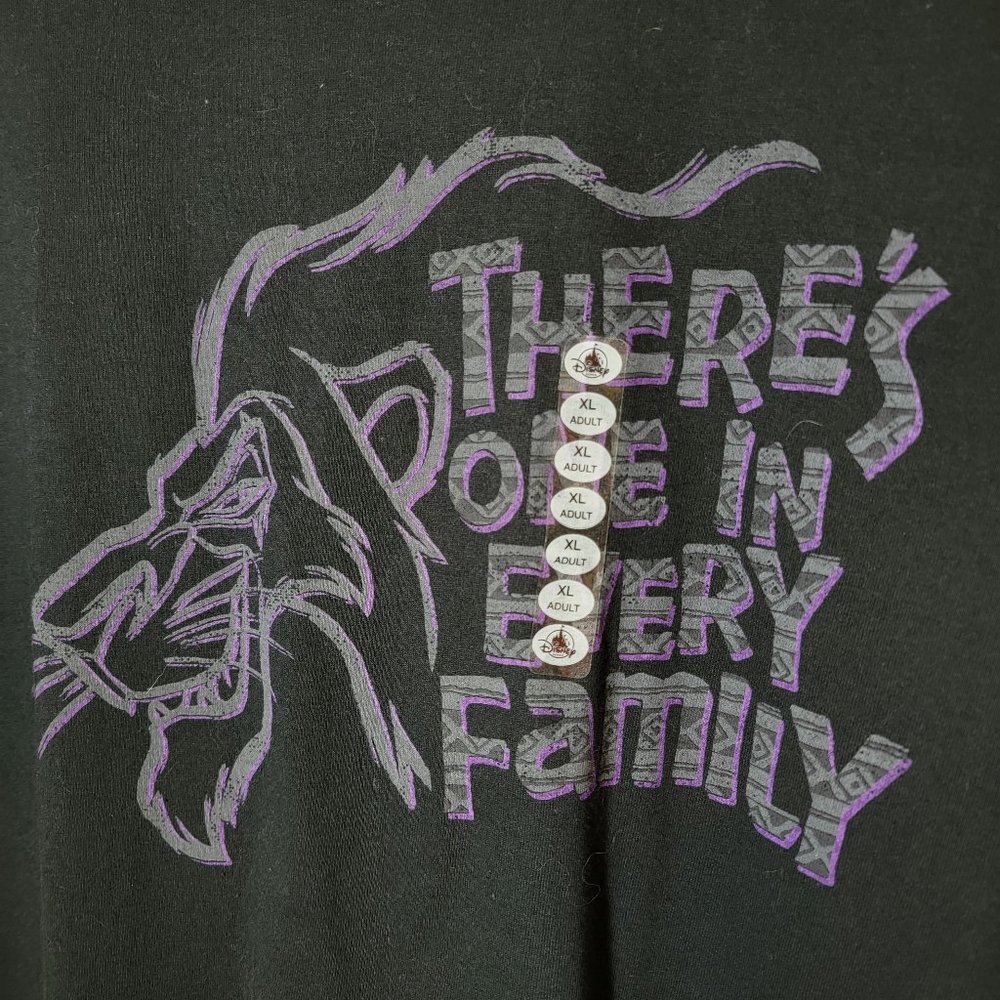 Brand New Disneyland Walt Disney World Animal Villain Scar Lion King Shirt XL